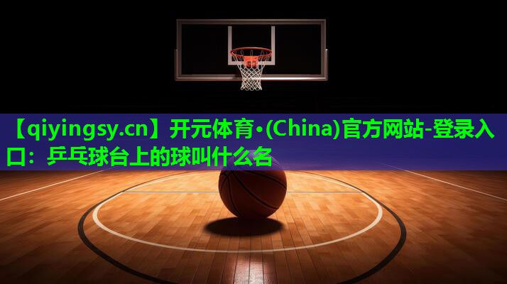 开元体育·(China)官方网站-登录入口：乒乓球台上的球叫什么名