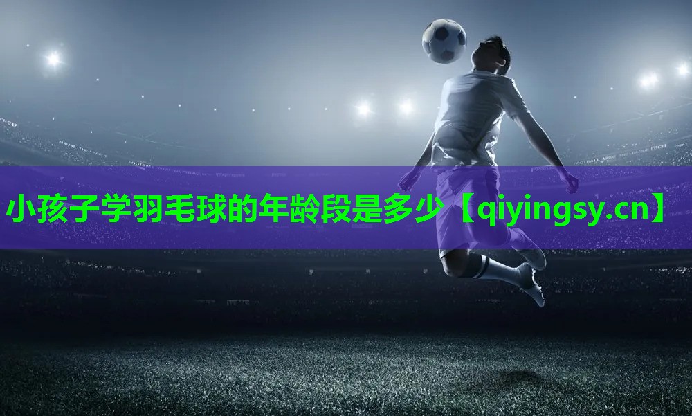 <strong>小孩子学羽毛球的年龄段是多少</strong>