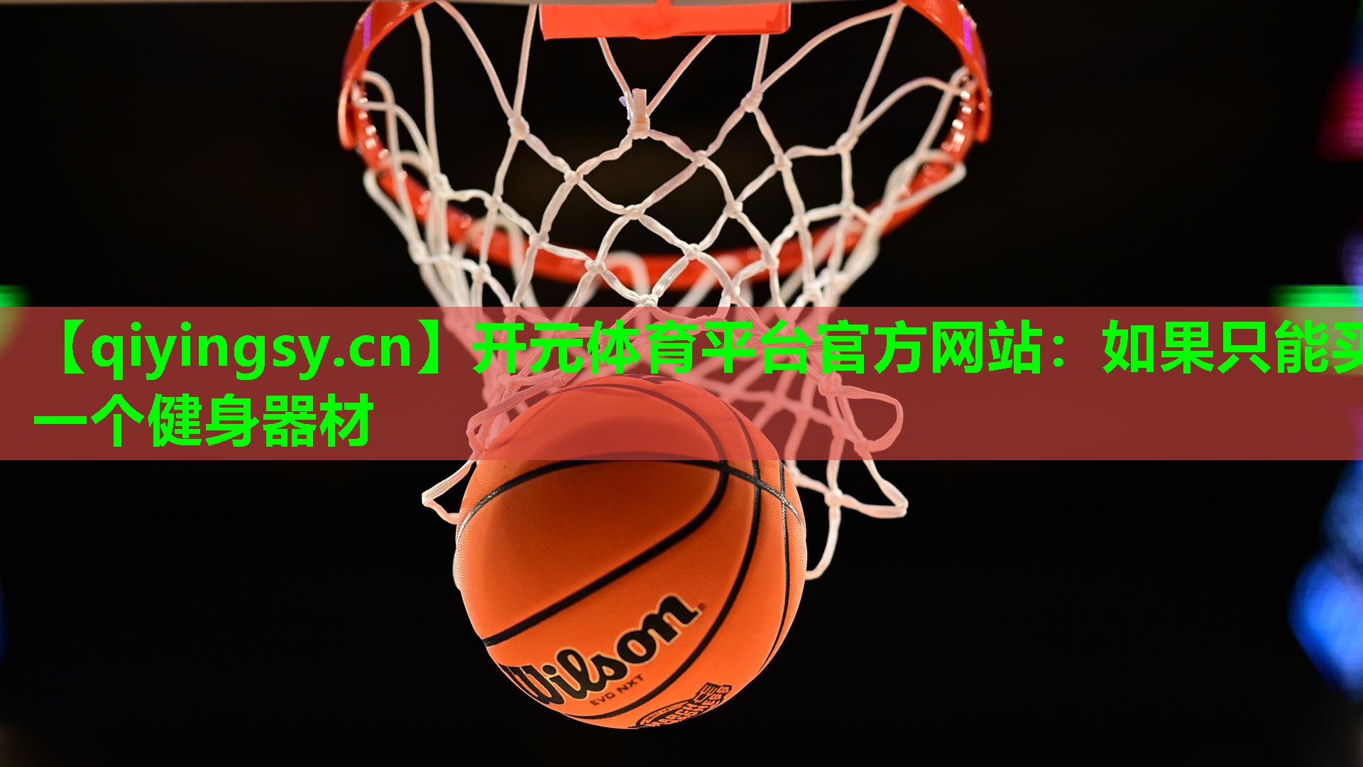 如果只能买一个健身器材