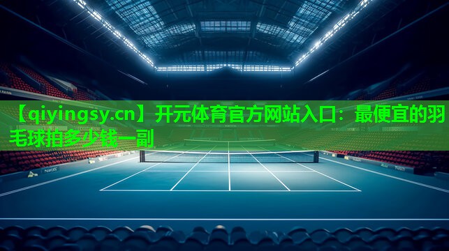最便宜的羽毛球拍多少钱一副